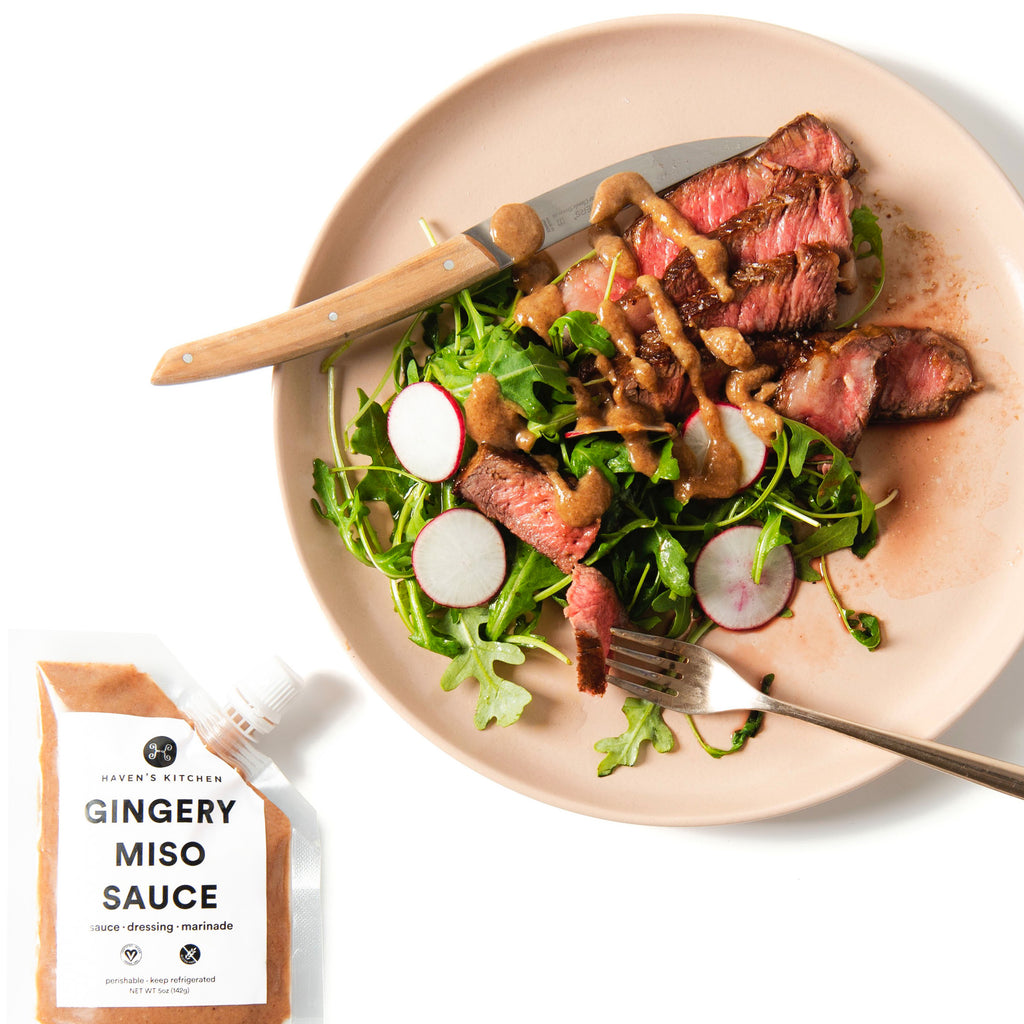 Miso Butter Steak Salad